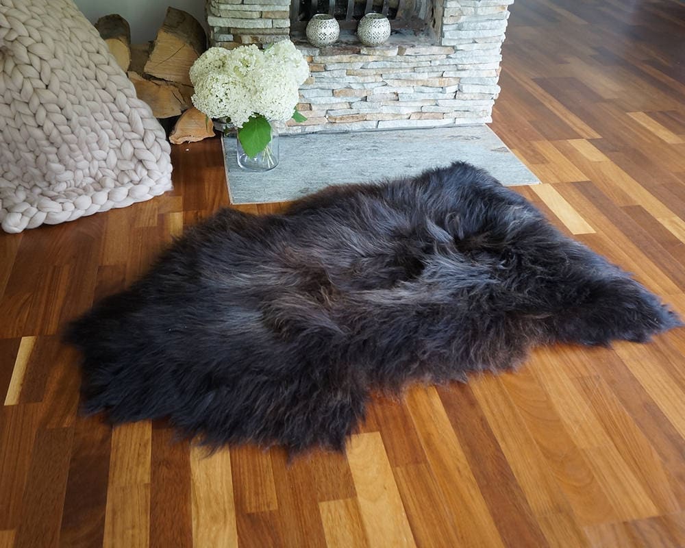 SHEEPSKIN Rugs Gray X  Throw Genuine Leather Sheep Skin  Decorative Rug Comfy, Gray Rugs Carpet Outdoor Rugs Shag Throw Rugs Cozy g