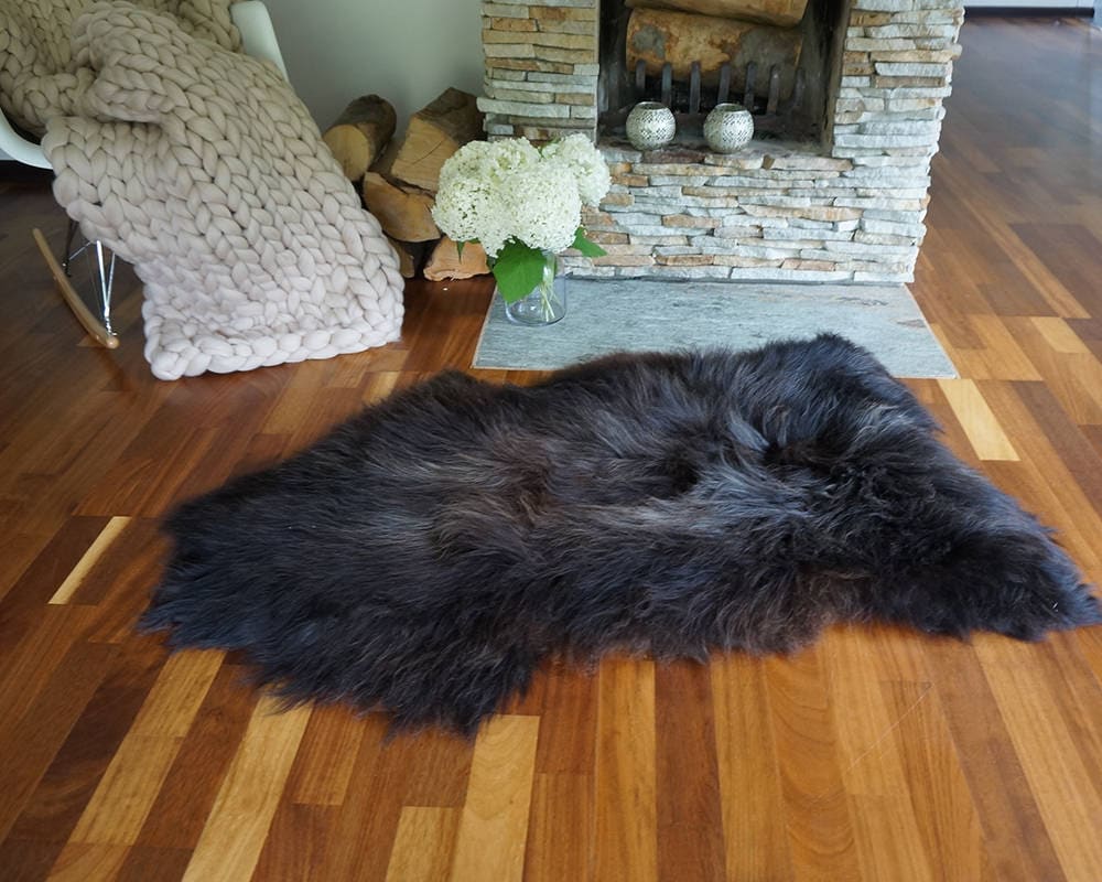 SHEEPSKIN Rugs Gray X  Throw Genuine Leather Sheep Skin  Decorative Rug Comfy, Gray Rugs Carpet Outdoor Rugs Shag Throw Rugs Cozy g