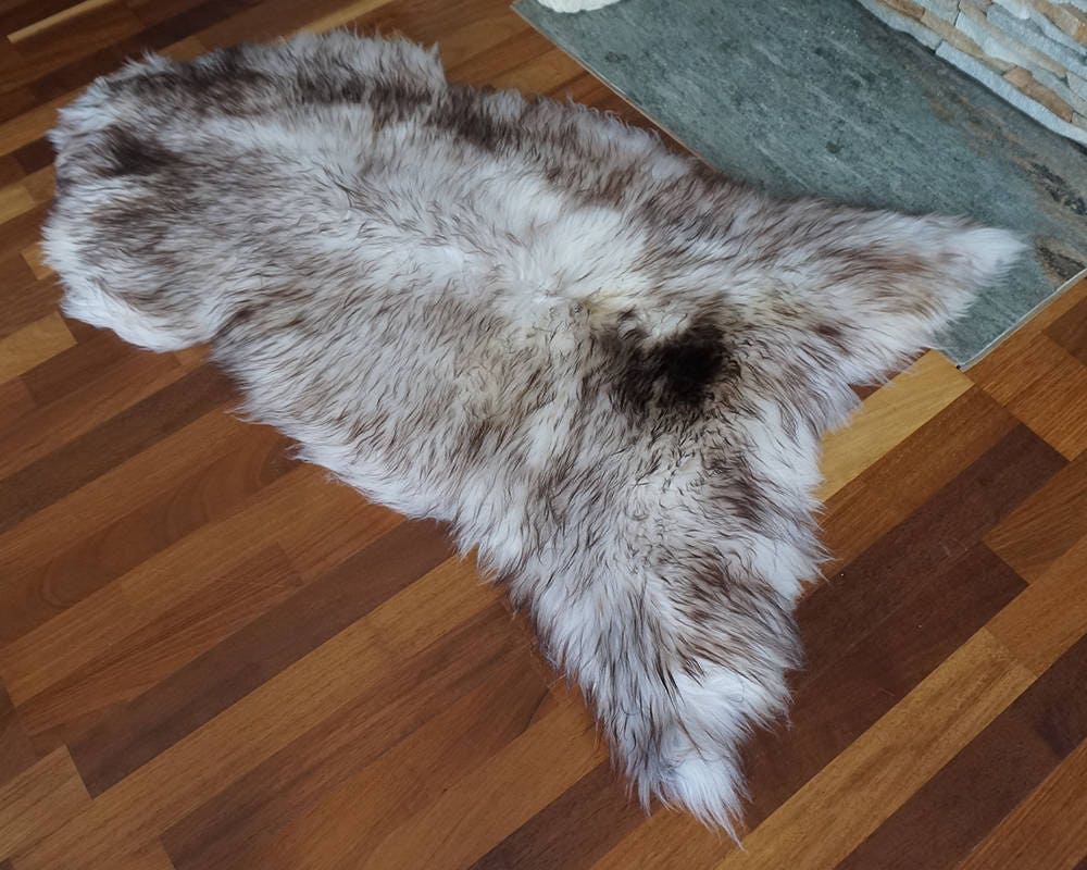 Original Brown Mouflon Genuine Natural Sheepskin  Genuine Natural Sheepskin Rugs J2 Exclusive Rug Gray Rugs Carpet Outdoor  Cheap Rugs Shag