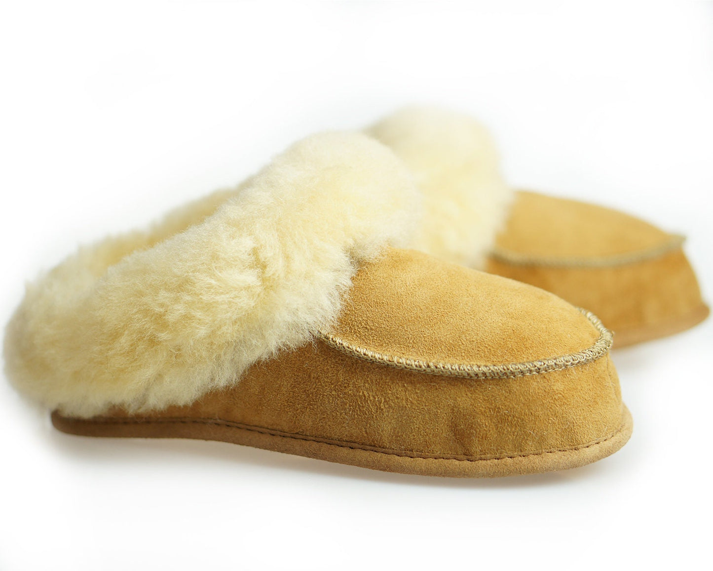 Women Natural Leather, Sheepskin Shearling Slippers, shoes boots Very light and comfy! Good gift! Genuine