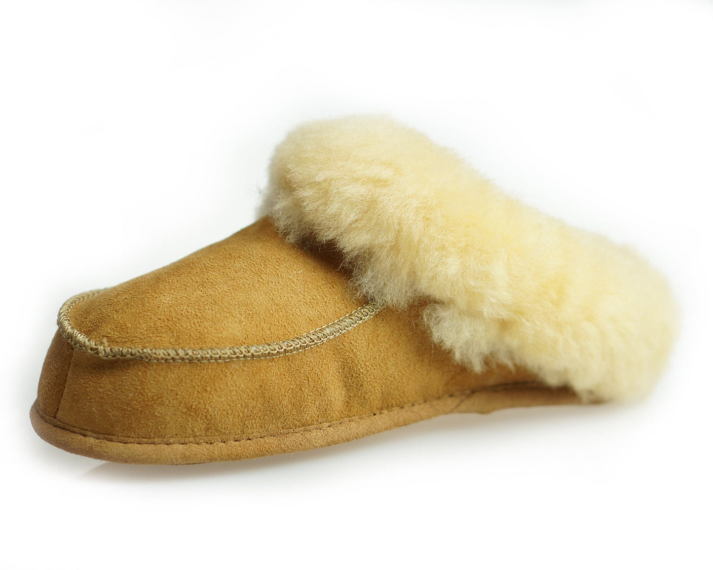 Women Natural Leather, Sheepskin Shearling Slippers, shoes boots Very light and comfy! Good gift! Genuine