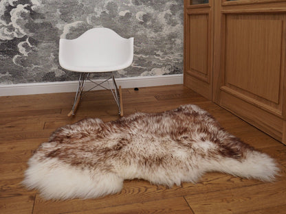 Original Brown Mouflon   Genuine Natural Sheepskin Genuine Natural Sheepskin Rugs Exclusive Rug Gray Rugs Carpet Outdoor Cheap Rugs