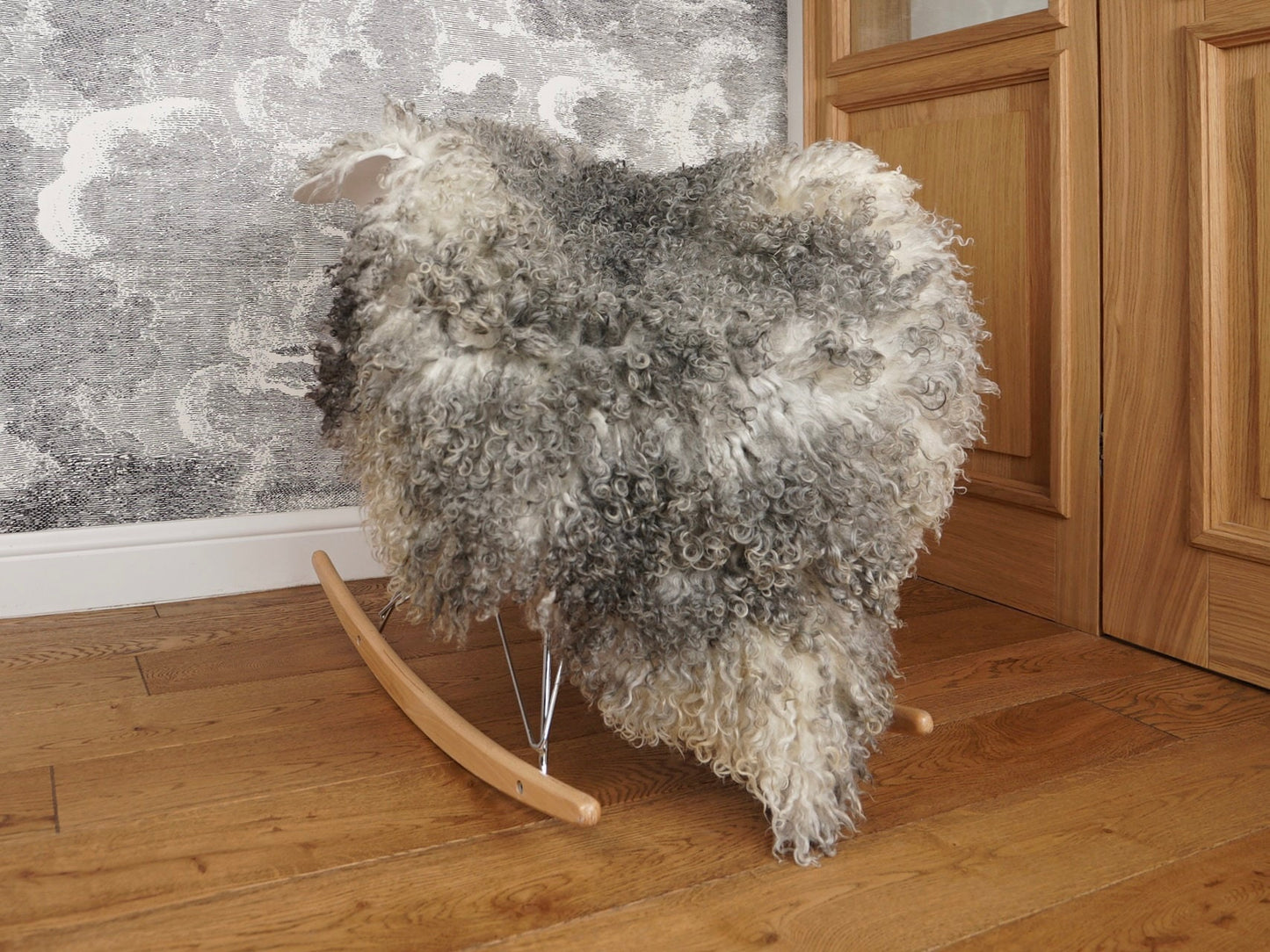 Scandinavian  GOTLAND Sheepskin Grey  Silver X  Luxury Rug XA7 Genuine Natural Sheepskin Rug Gray Rugs Carpet Outdoor Rugs Shag Grey