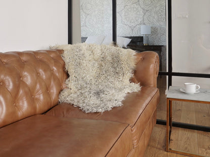 Scandinavian  GOTLAND Sheepskin Grey  Silver  Luxury Rug XF5 Genuine Natural Sheepskin Rug Gray Rugs Carpet Outdoor Rugs Shag Grey
