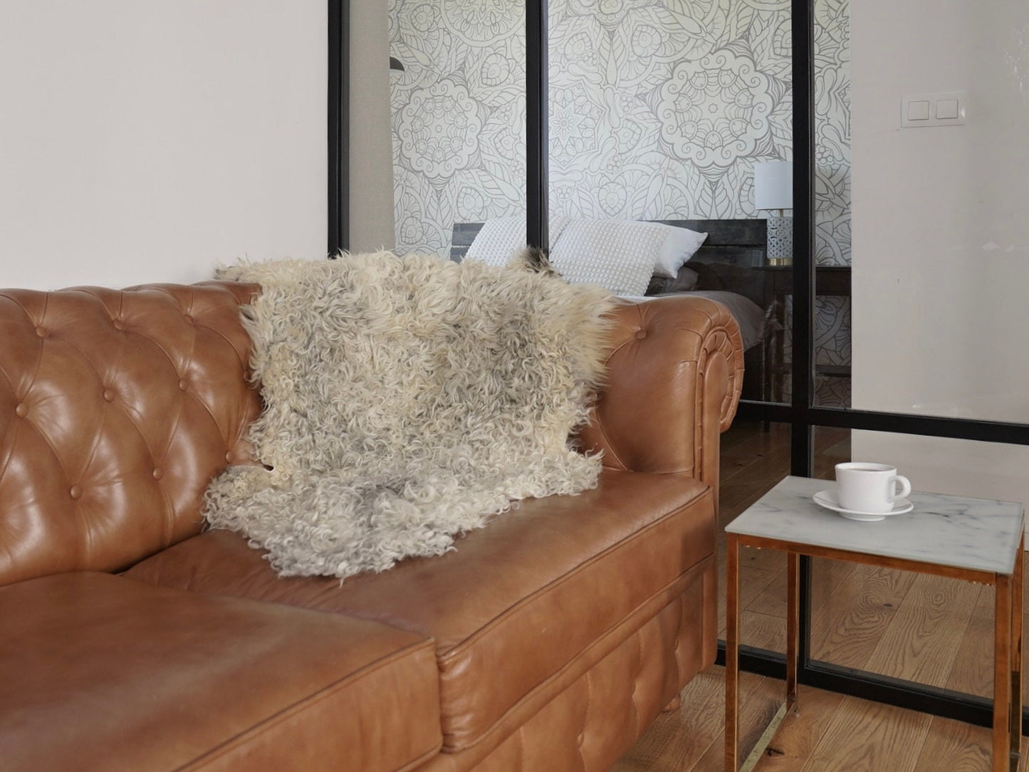 Scandinavian  GOTLAND Sheepskin Grey  Silver  Luxury Rug XF5 Genuine Natural Sheepskin Rug Gray Rugs Carpet Outdoor Rugs Shag Grey