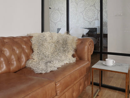 Scandinavian  GOTLAND Sheepskin Grey  Silver  Luxury Rug XF5 Genuine Natural Sheepskin Rug Gray Rugs Carpet Outdoor Rugs Shag Grey