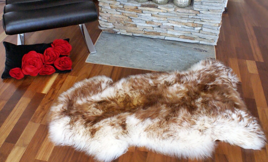 Original Brown Mouflon   Genuine Natural Sheepskin  Genuine Natural Sheepskin Rugs Exclusive Rug Gray Rugs Carpet Outdoor  Cheap Rugs Shag